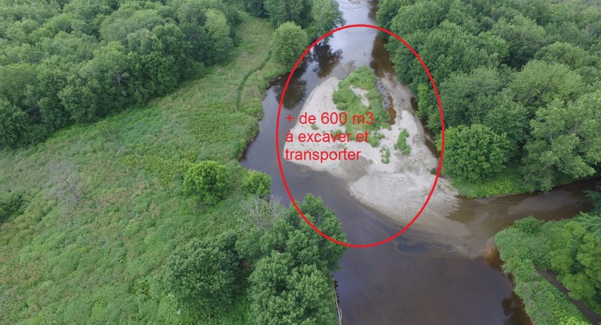 Rivière Bagot, Bassin à sédimentation - Devis technique