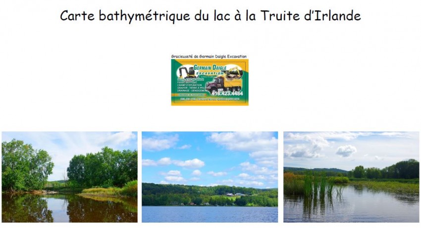 Carte bathymétrique 2015