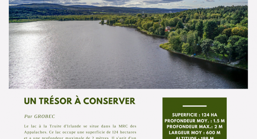 LAC À LA TRUITE D'IRLANDE - Mois de l'eau - Juin