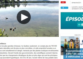 La Semaine Verte - Lacs sous surveillance