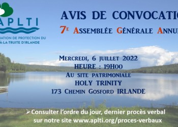Avis de convocation - Assemblée générale annuelle 2022